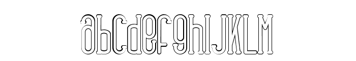 Rhantica-SerifOut Font LOWERCASE
