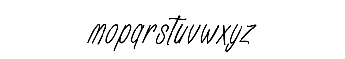 Rhapsodize Slim_PersonalUseOnly Font LOWERCASE