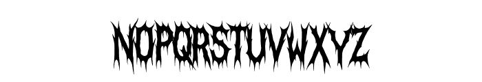 Rhine Infection Regular Font LOWERCASE