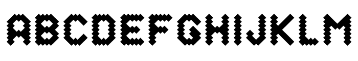 Rhombic Font UPPERCASE