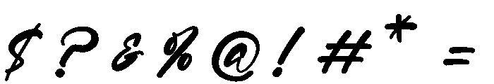 Rhythme Captured Font OTHER CHARS