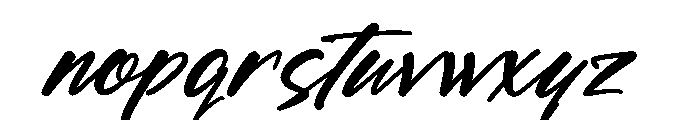 Rhythme Captured Font LOWERCASE