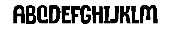 Rhythmic Hits Font UPPERCASE