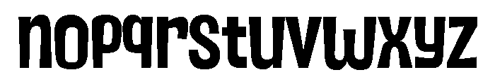Rhythmic Hits Font LOWERCASE