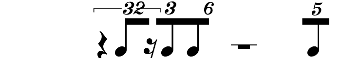 Rhythms Font UPPERCASE