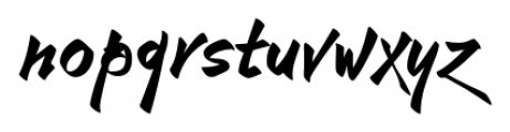 Rhapsodie Regular Font LOWERCASE
