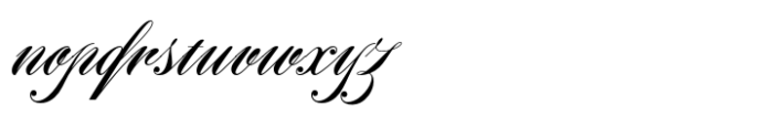 Rhampdone Script Font LOWERCASE