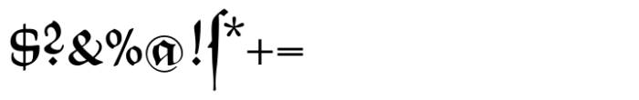 Rhapsody Std Regular Font OTHER CHARS