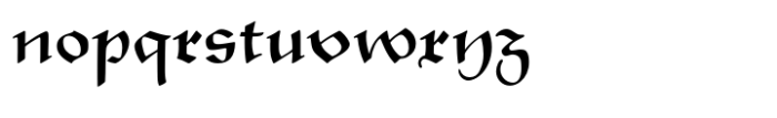 Rhapsody Std Regular Font LOWERCASE