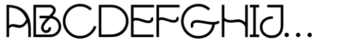 Rheago Font UPPERCASE