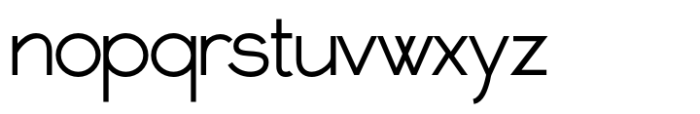 Rheago Font LOWERCASE
