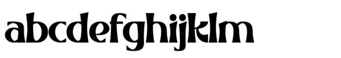 Rhelax Regular Font LOWERCASE