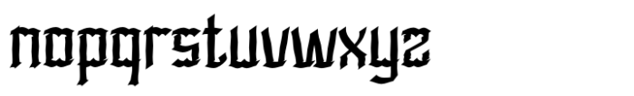 Rheson Font LOWERCASE