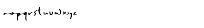 Rhesymo Font LOWERCASE