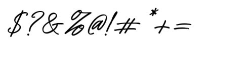 Rhetorical Flourish Font OTHER CHARS