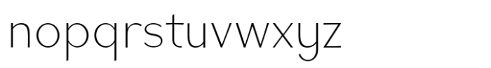Rhiccus Thin Font LOWERCASE