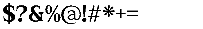 Rhimen Black Font OTHER CHARS