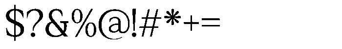 Rhimen Light Font OTHER CHARS