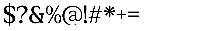 Rhimen Medium Font OTHER CHARS
