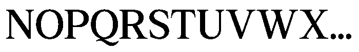 Rhimen Medium Font UPPERCASE