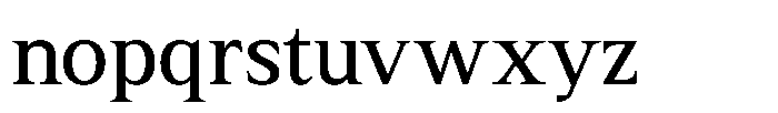 Rhimen Regular Font LOWERCASE