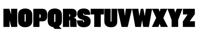 Rhode Condensed Black Font UPPERCASE