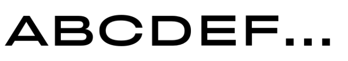 Rhode Extended Medium Font UPPERCASE