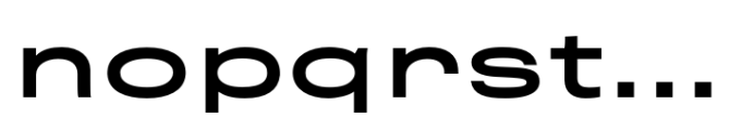 Rhode Extended Medium Font LOWERCASE