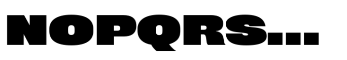 Rhode Wide Black Font UPPERCASE