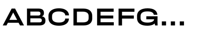 Rhode Wide Medium Font UPPERCASE