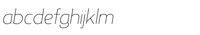 Rhumb Thin Italic FONT