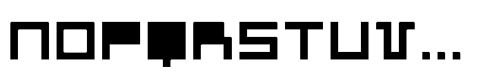 Rhythm of Type Black Lines Font UPPERCASE