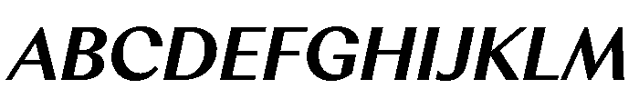 RhetorikSans BoldItalic Font UPPERCASE