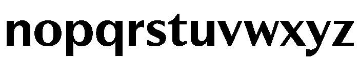 RhetorikSans Bold Font LOWERCASE