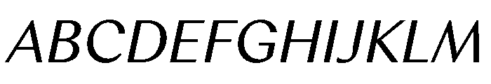 RhetorikSans Italic Font UPPERCASE