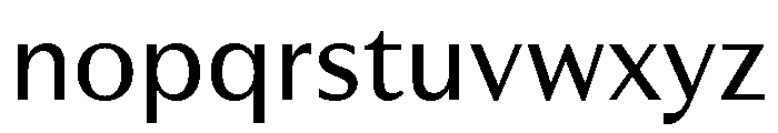 RhetorikSans Regular Font LOWERCASE