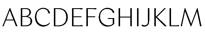 RhetorikSans Thin Font UPPERCASE