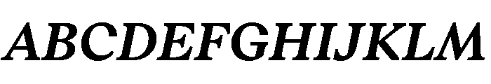 RhetorikSerif BoldItalic Font UPPERCASE