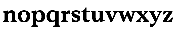 RhetorikSerif Bold Font LOWERCASE