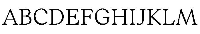 RhetorikSerif Light Font UPPERCASE