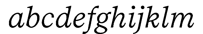 RhetorikSerif LightItalic FONT