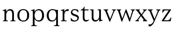 RhetorikSerif Light Font LOWERCASE