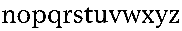 RhetorikSerif Regular Font LOWERCASE