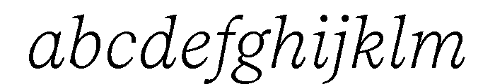 RhetorikSerif ThinItalic FONT