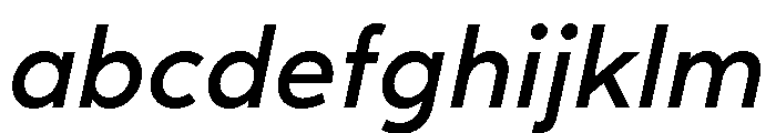 Rhizome DemiOblique FONT