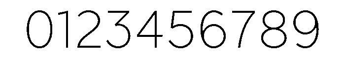 Rhizome ExtraLight Font OTHER CHARS