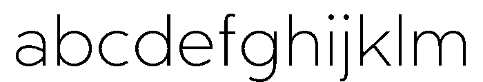 Rhizome ExtraLight FONT