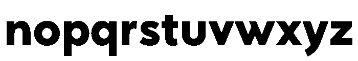 Rhizome Heavy Font LOWERCASE