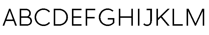 Rhizome Light Font UPPERCASE