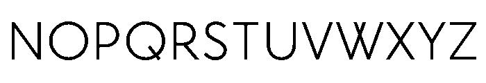 Rhizome Light Font UPPERCASE